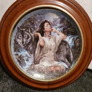 The Bradford Exchange Native American Art Wall Decor Brown and Gray